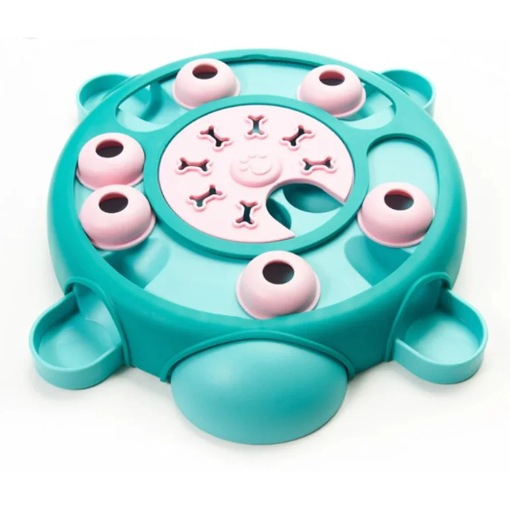 Dog Puzzles Toy with Slower Feeder Treat Dispensing Turtle Shape New